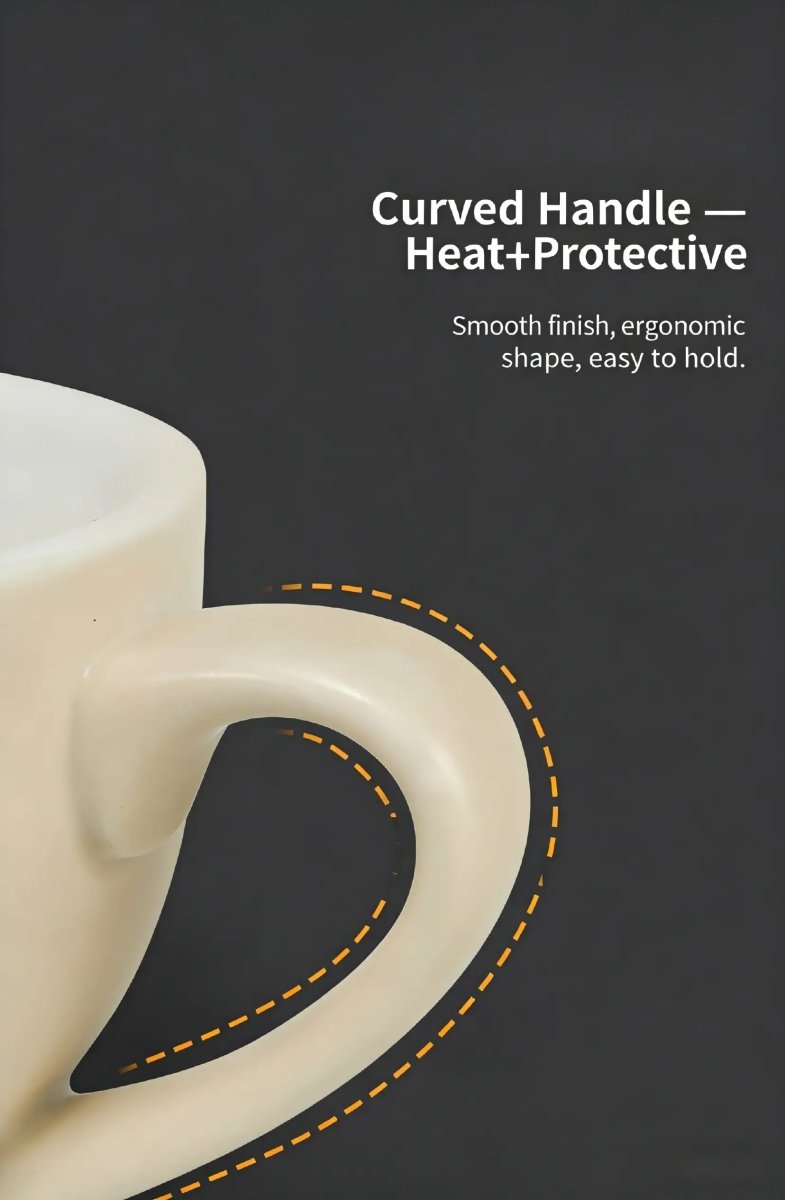 Sawada‑Style Wide‑Mouth Latte Art Cup – 300ml Ceramic (Khaki, Wheatland Gray, Juniper Green, Ore White, Hepburn Black) - Shop Coffee Hobby