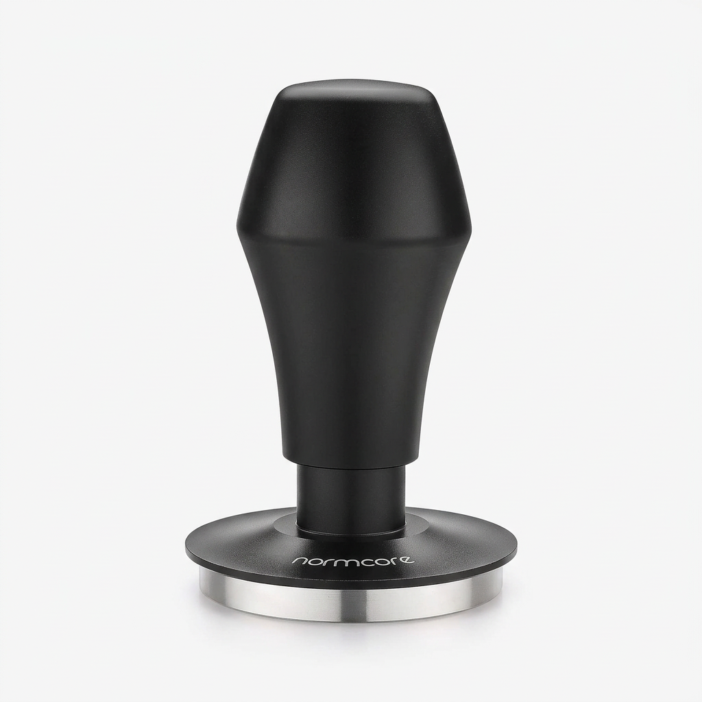 Single upright Normcore tamper with a clean white background and subtle studio shadow