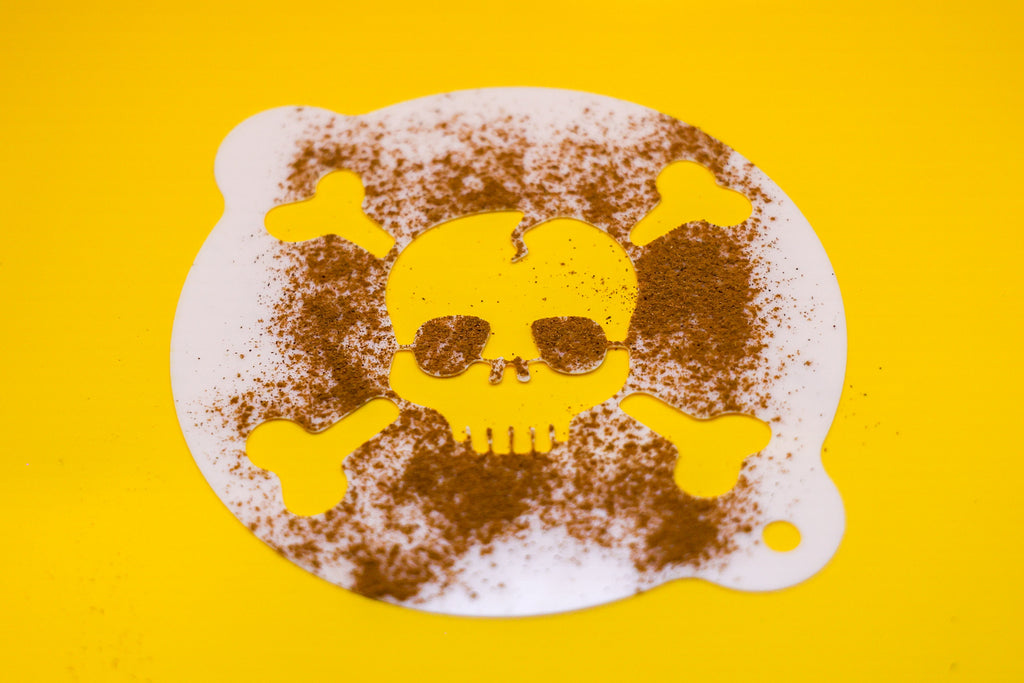 Halloween Coffee Stencils