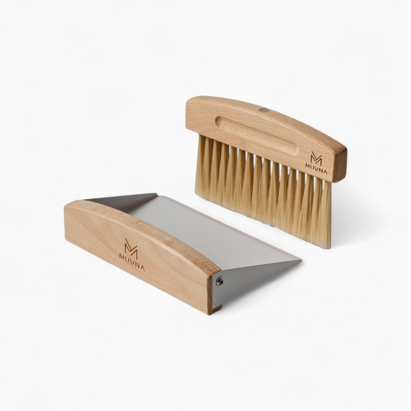 Solid Wood Coffee Cleaning Brush Set - Shop Coffee Hobby
