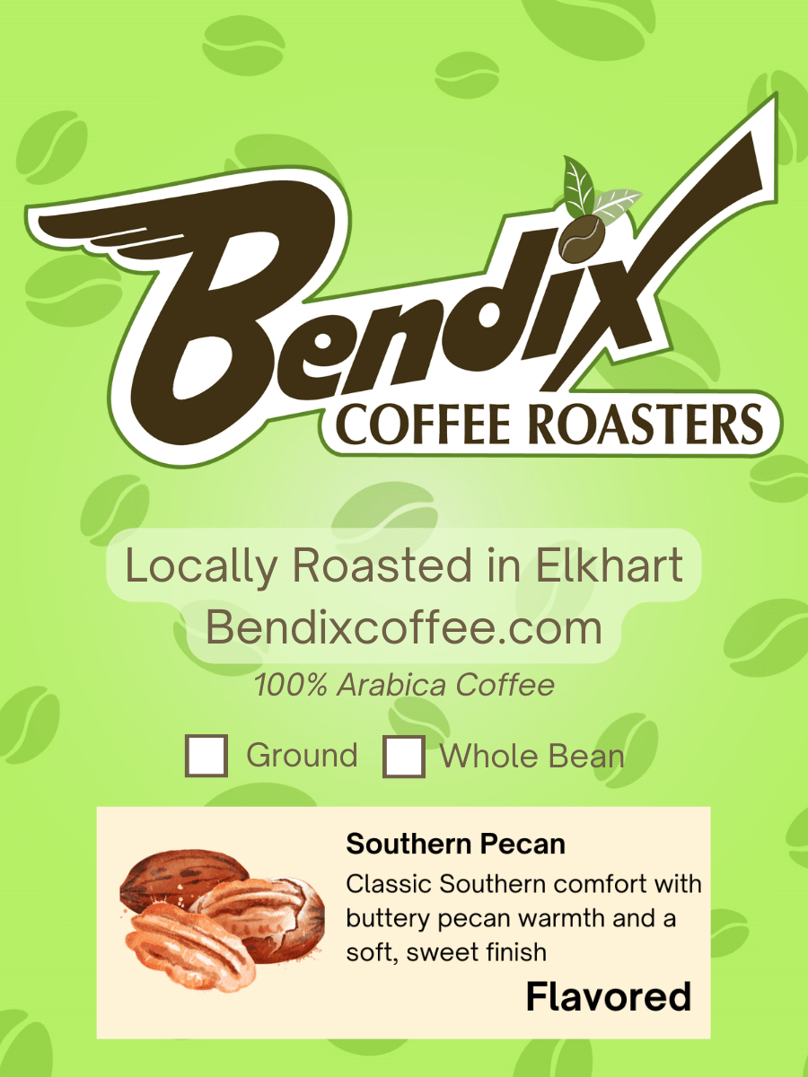 Southern Pecan Flavored Coffee – Buttery & Nutty Medium Roast by Bendix Coffee Roasters - Shop Coffee Hobby