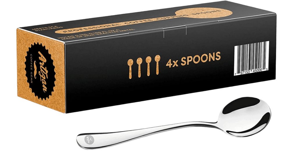 Specialty Coffee Association (SCA) Compliant - Coffee Cupping Spoon - Set of 4 Spoons - Shop Coffee Hobby