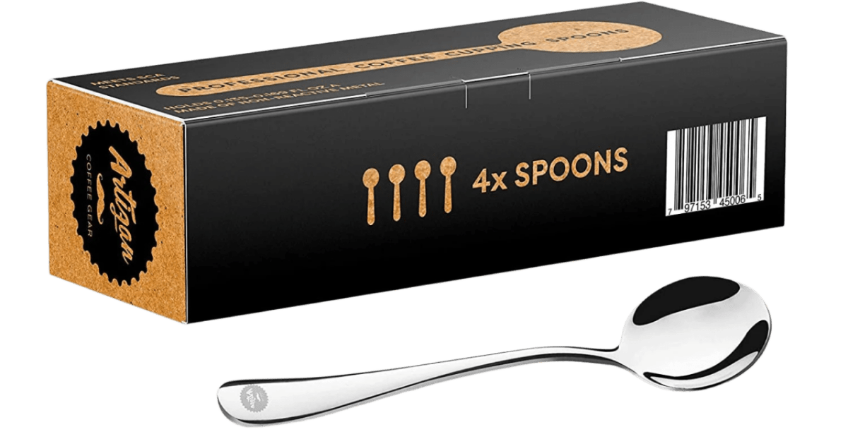Specialty Coffee Association (SCA) Compliant - Coffee Cupping Spoon - Set of 4 Spoons - Shop Coffee Hobby