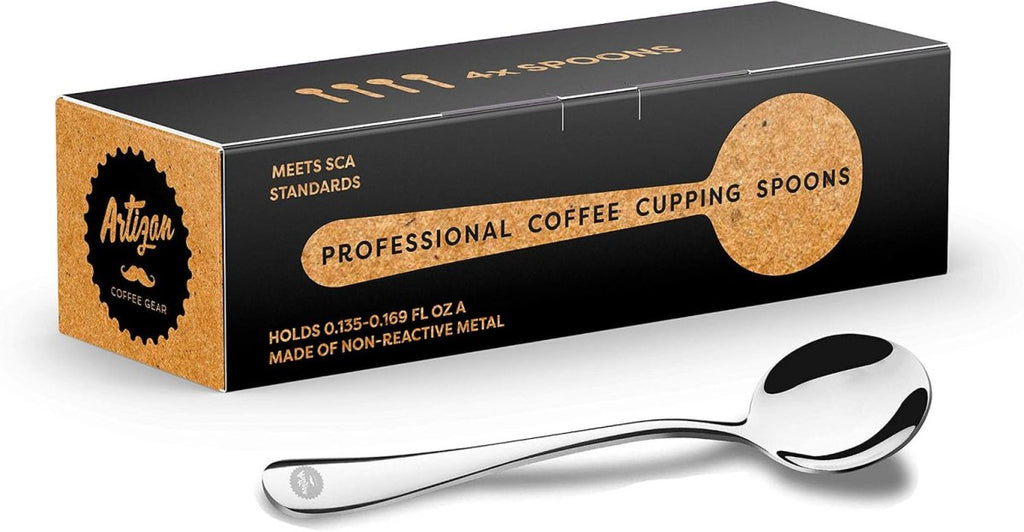 Specialty Coffee Association (SCA) Professional Coffee Cupping Spoon - Stainless Steel (4 Spoons) - Shop Coffee Hobby