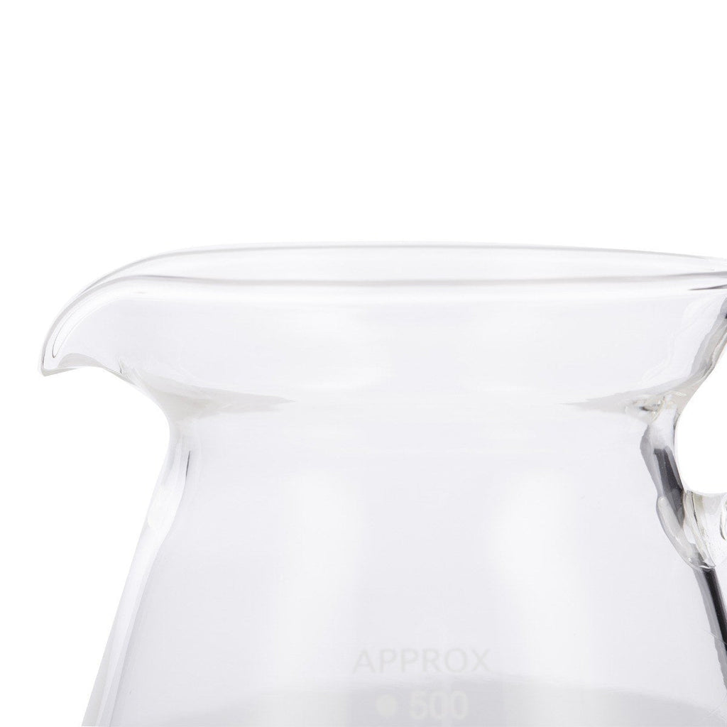 Espresso Parts Yama 20 oz Glass Coffee Decanter for pour-over brewing.