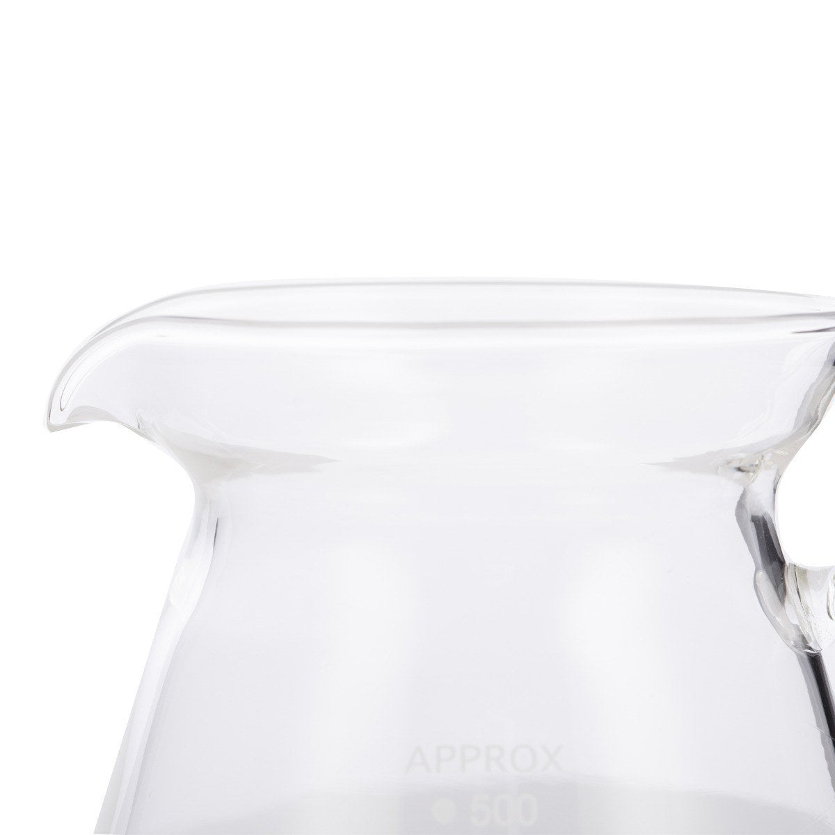 Espresso Parts Yama 20 oz Glass Coffee Decanter for pour-over brewing.