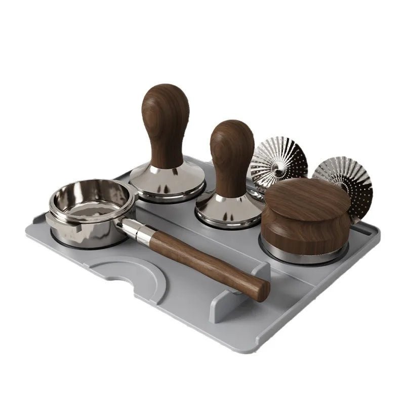 spresso Tamping Mat & Distributor Station – Non‑Slip Silicone Portafilter Pad for Barista Workflow - Shop Coffee Hobby
