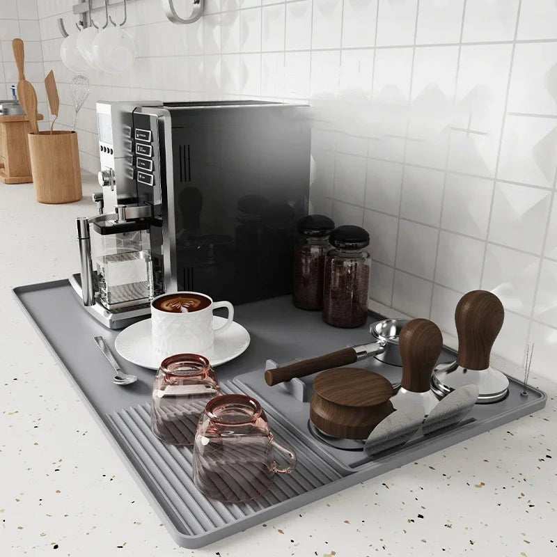 spresso Tamping Mat & Distributor Station – Non‑Slip Silicone Portafilter Pad for Barista Workflow - Shop Coffee Hobby