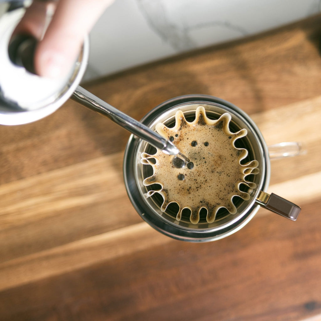Kalita Wave 155 Pour Over Starter Kit – Stainless Steel Dripper & Filters