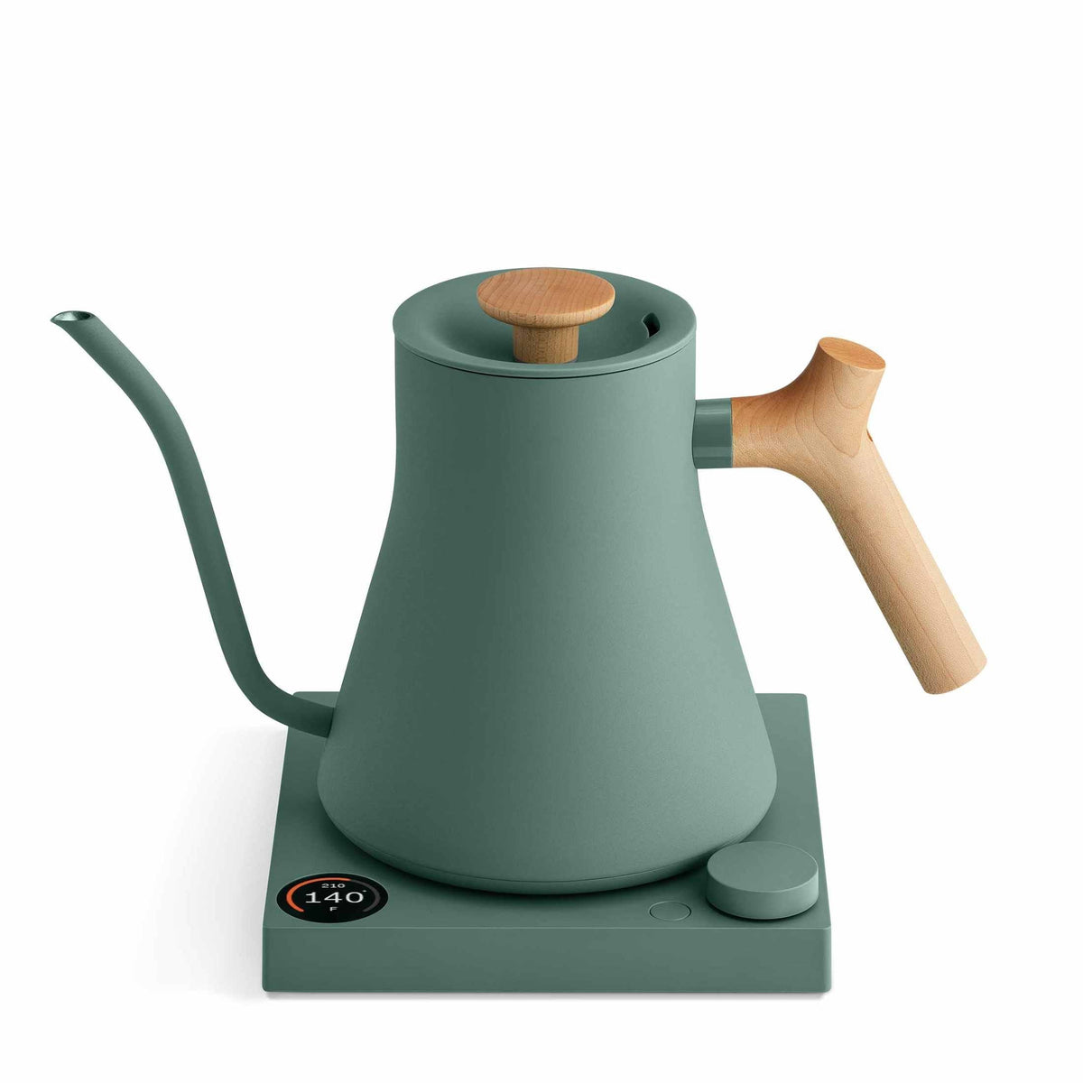 Fellow Stagg EKG Pro Gooseneck Kettle in Smoke Green & Maple