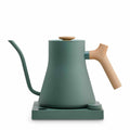 Espresso Parts Fellow Stagg EKG Pro Gooseneck Kettle in Smoke Green & Maple