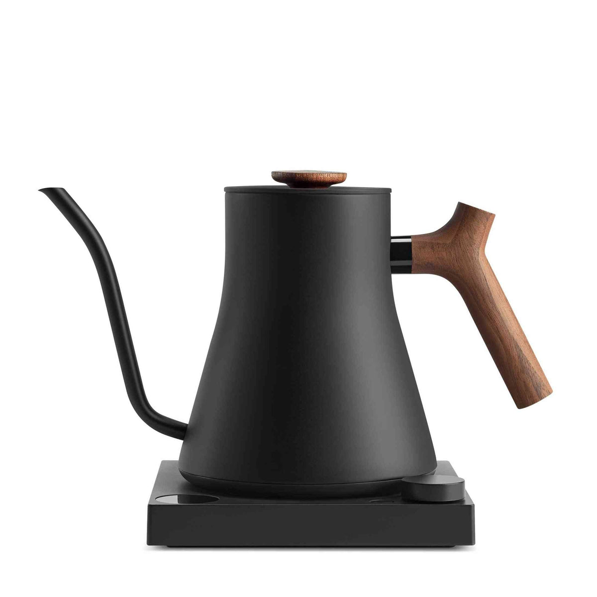Espresso Parts Fellow Stagg EKG Pro Gooseneck Kettle in Matte Black & Walnut