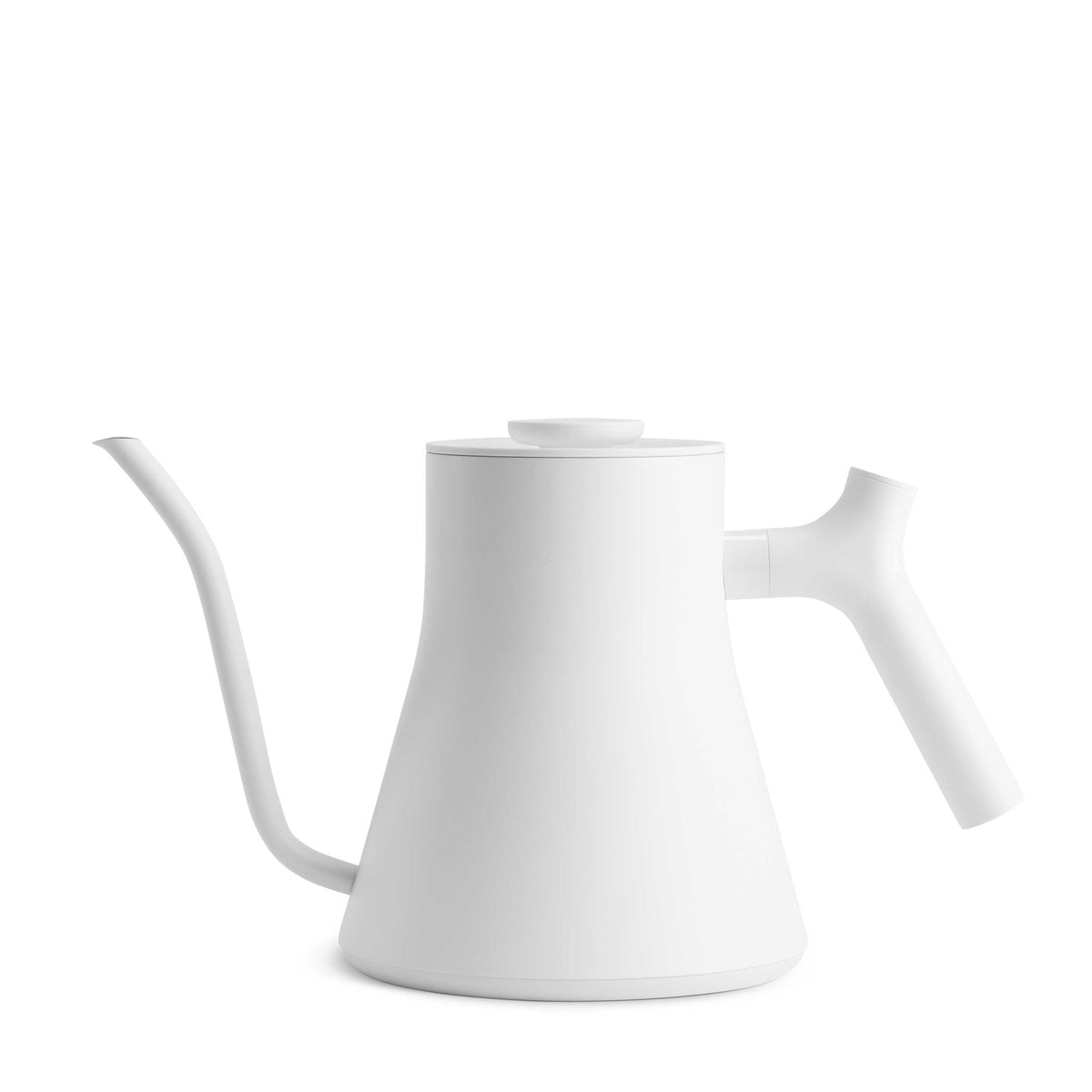 Matte White version of the Fellow Stagg EKG Pro Electric Gooseneck Kettle