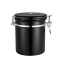 Stainless Steel Airtight Tank Coffee Bean Coffee Powder Preservation Tank - Shop Coffee Hobby