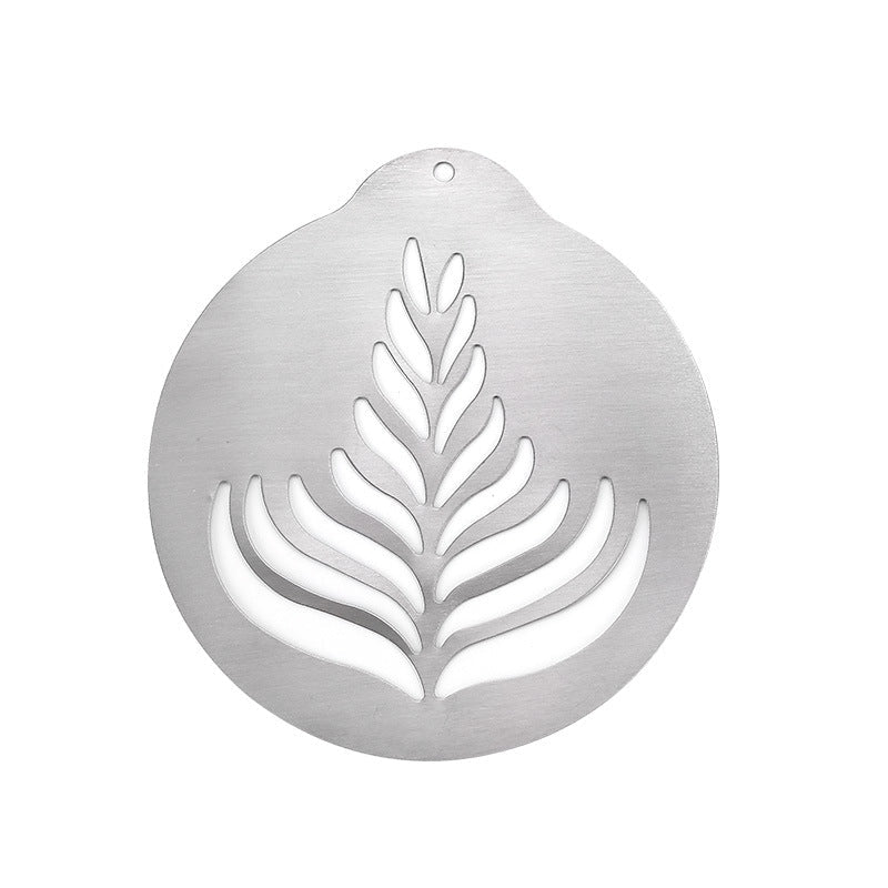 Stainless Steel Latte Art Stencil Set, 5-Piece - Shop Coffee Hobby