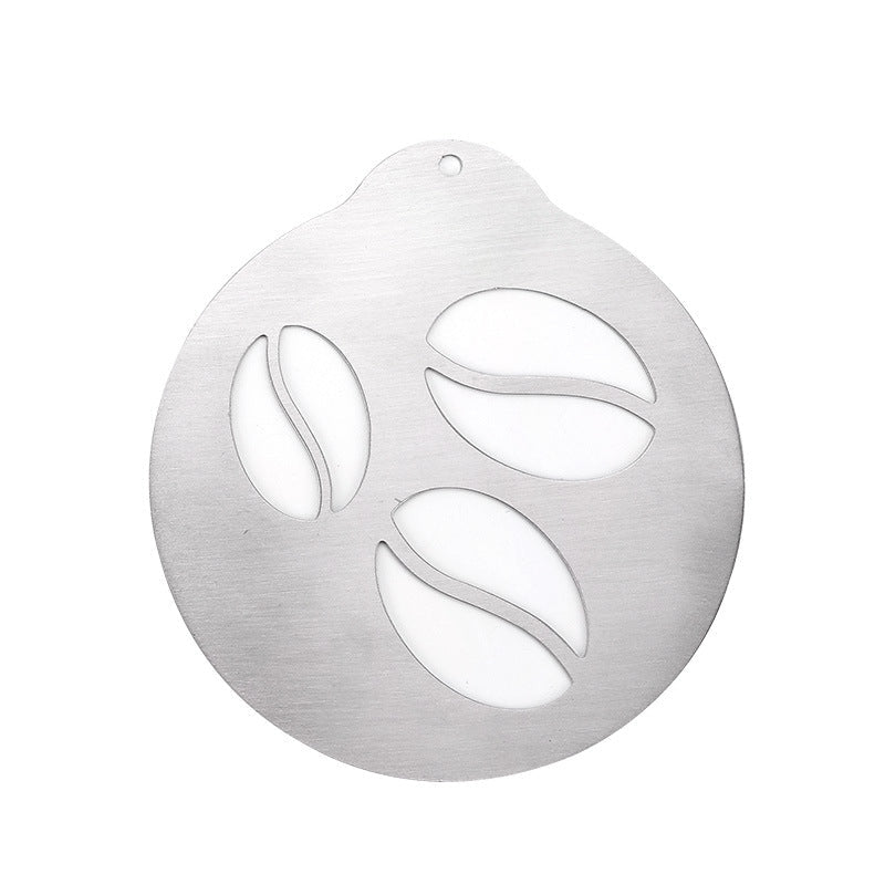 Stainless Steel Latte Art Stencil Set, 5-Piece - Shop Coffee Hobby