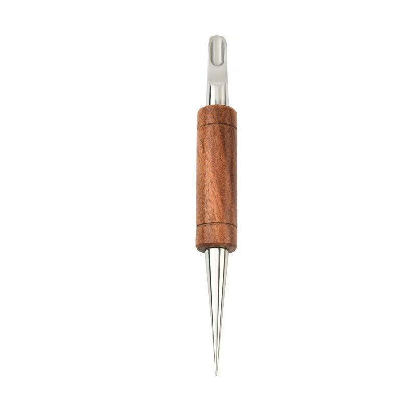 Stainless Steel Solid Wood Rosewood Coffee Latte Art Needle - Shop Coffee Hobby
