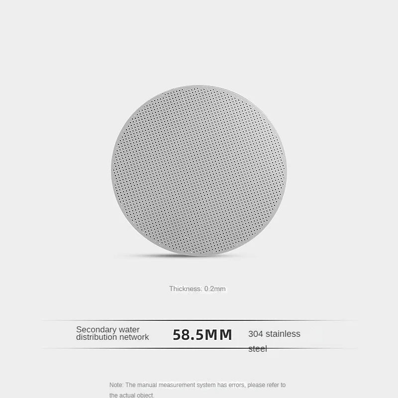 Stainless Steel Water Distribution Screen – Uniform Espresso Extraction Filter (51mm / 53.5mm / 58.5mm) - Shop Coffee Hobby