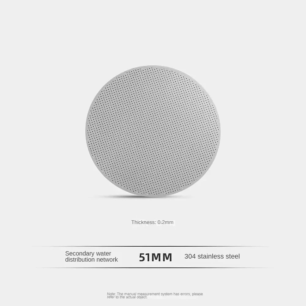 Stainless Steel Water Distribution Screen – Uniform Espresso Extraction Filter (51mm / 53.5mm / 58.5mm) - Shop Coffee Hobby