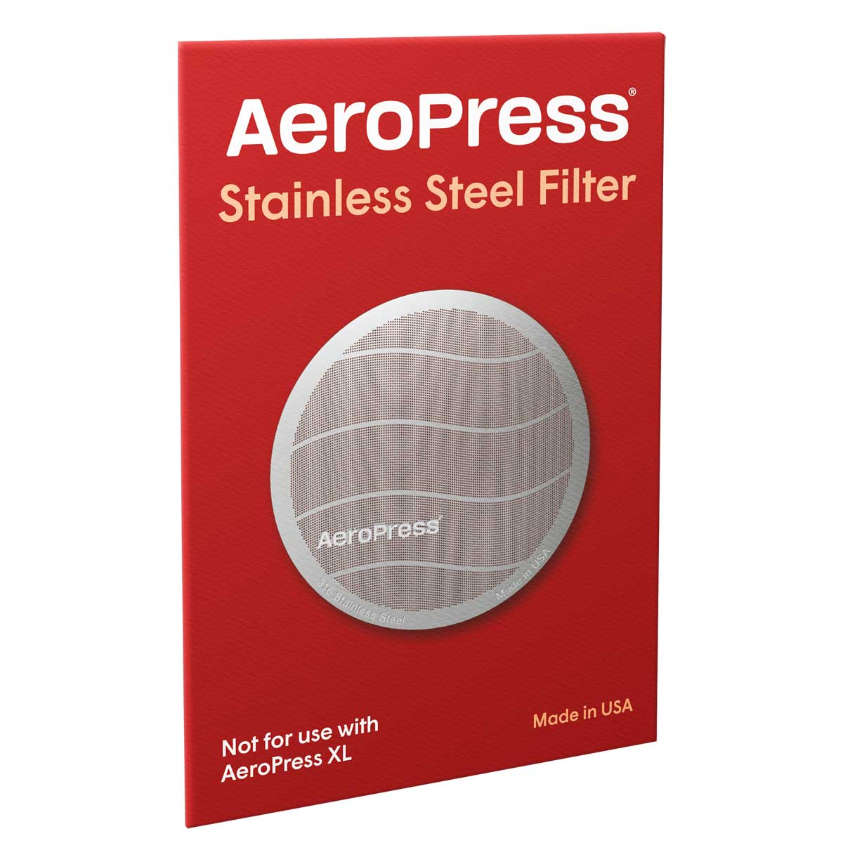 316 Stainless Steel AeroPress Standard Reusable Coffee Filter