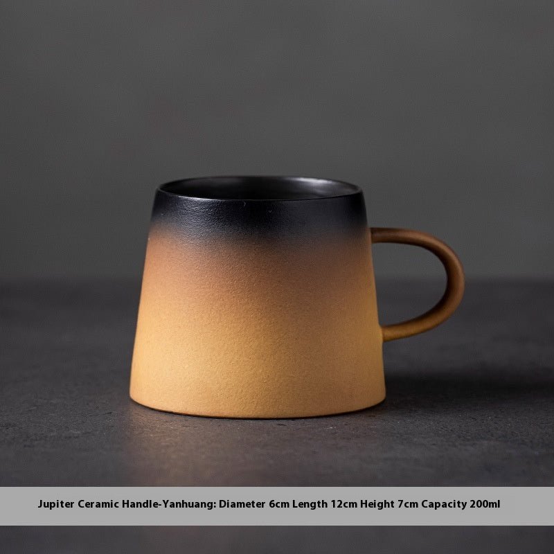 Stoneware Latte Cup with Ball Handle & Base, 200ml - Shop Coffee Hobby