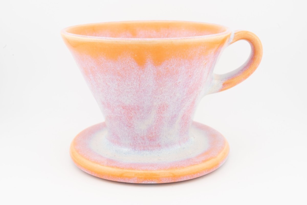 Swan City Ceramics V60 Pour-Over Coffee Dripper – Handmade Ceramic Cone Brewer - Shop Coffee Hobby