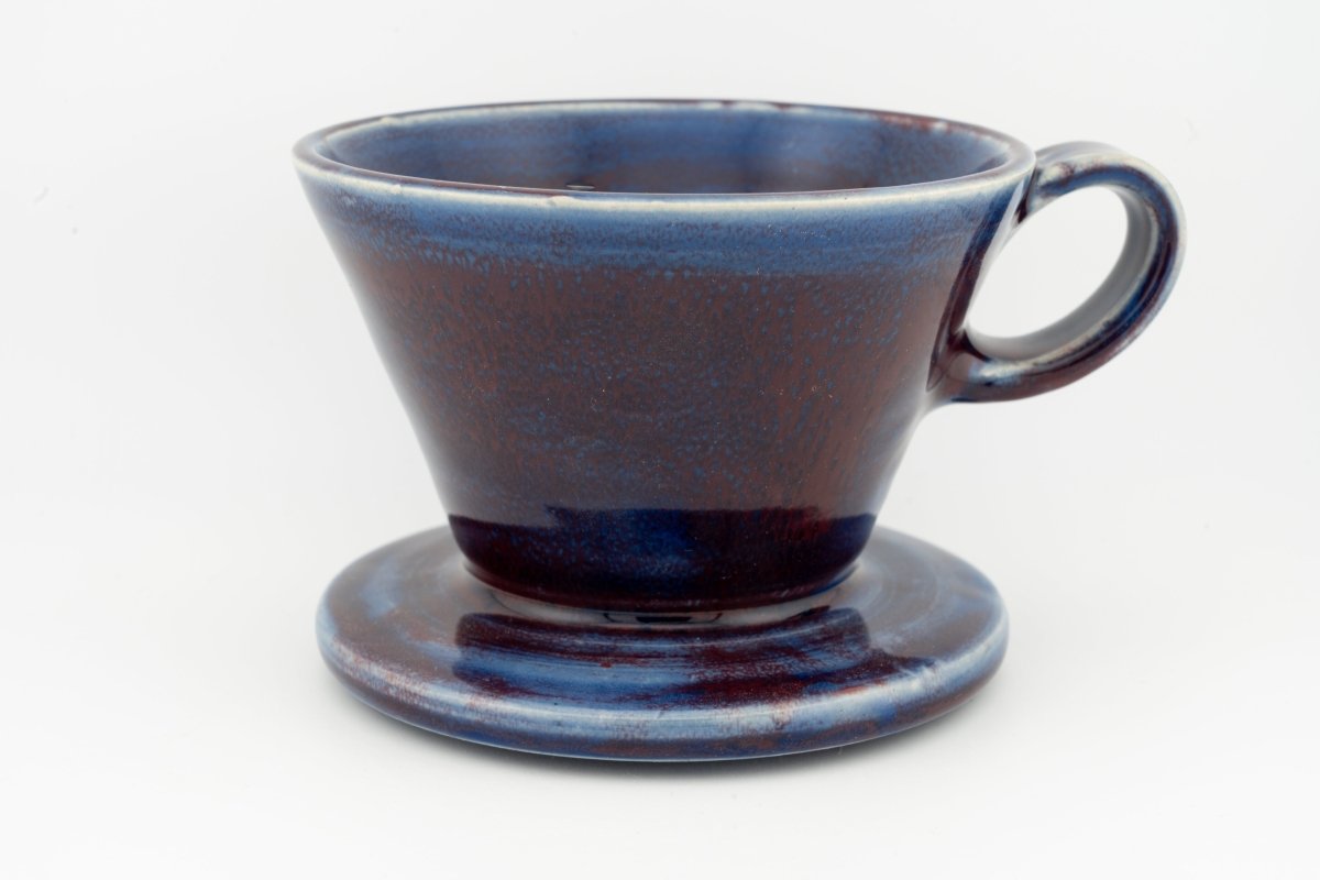Swan City Ceramics V60 Pour-Over Coffee Dripper – Handmade Ceramic Cone Brewer - Shop Coffee Hobby