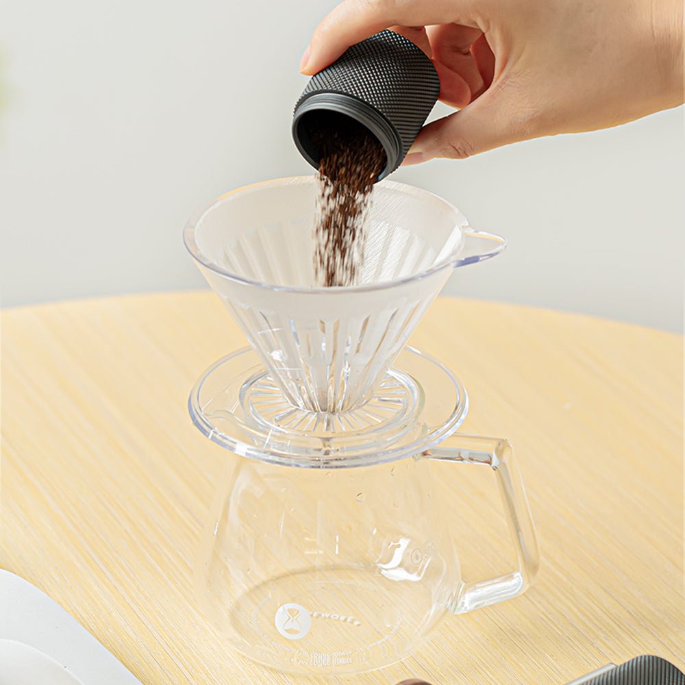 Snagva TIMEMORE Crystal Eye Turbo Pour-Over Dripper in Tritan PCTG material