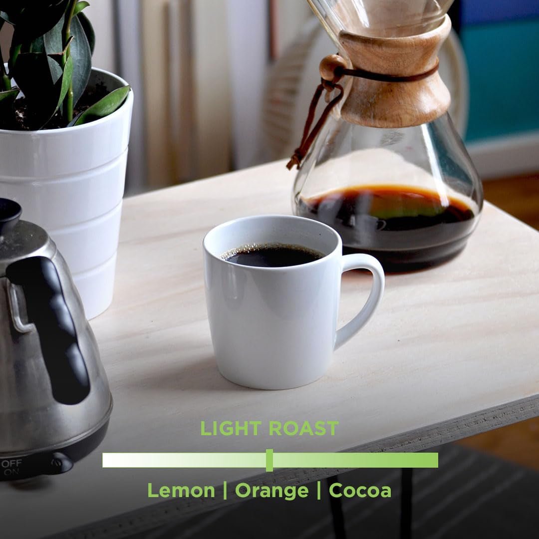 Tiny Footprint Coffee - Organic Signature Blend Light Roast - Whole Bean Coffee, USDA Organic & Carbon Negative - Haynesworld General Goods