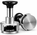 Tripress Espresso Tamper 58Mm, Spring Loaded Coffee Tamper for 58Mm Portafilter Baskets, 25Lb Constant Pressure Self Leveling Tamper Tool, Zero-Residue Threaded Base - Shop Coffee Hobby