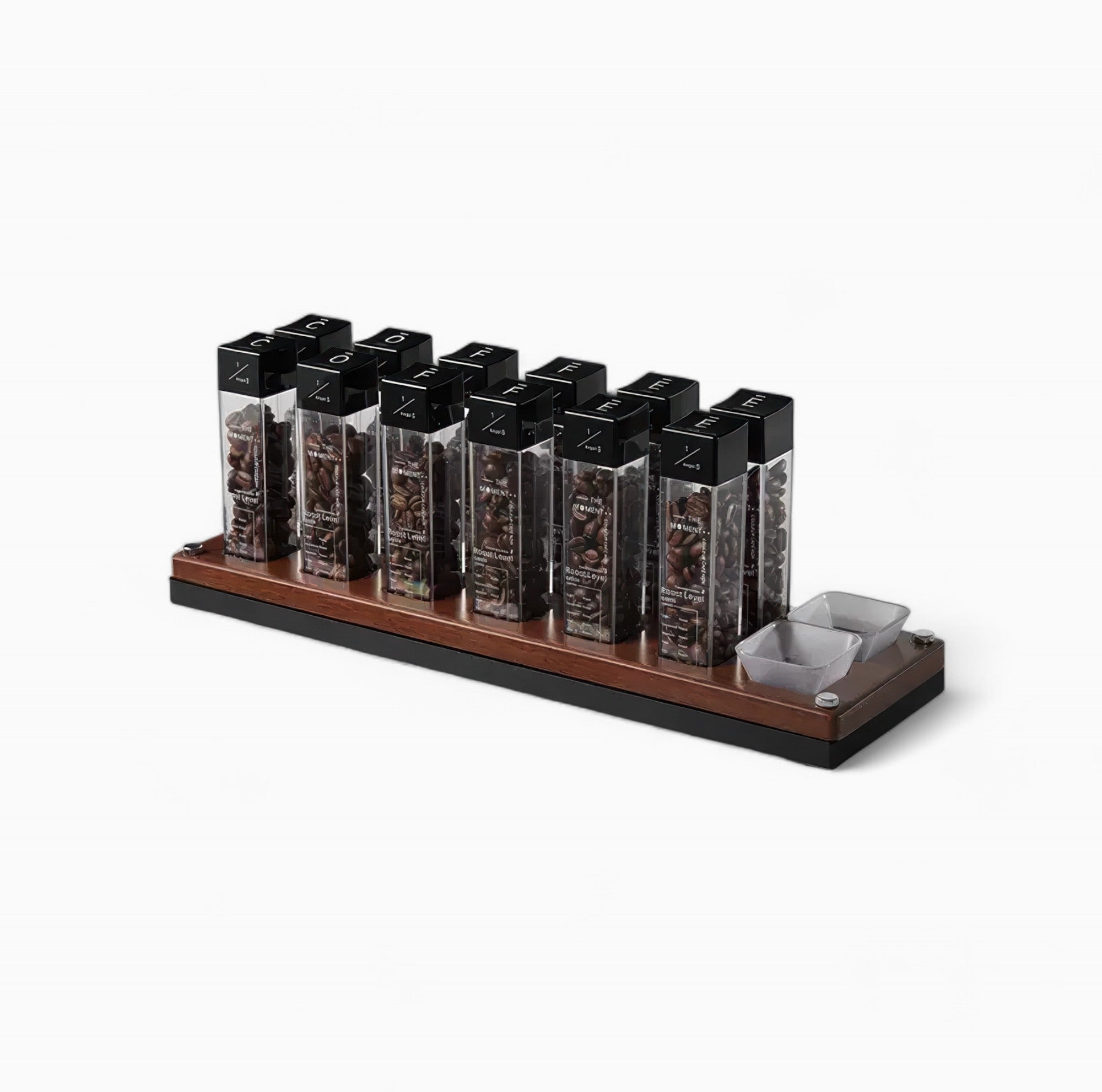 Premium Tubes Coffee Bean Cellars With Stand - Shop Coffee Hobby