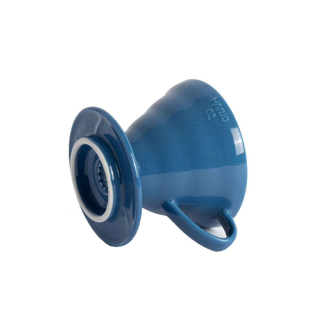 Light Blue Hario V60 02 Ceramic Pour-Over Coffee Dripper