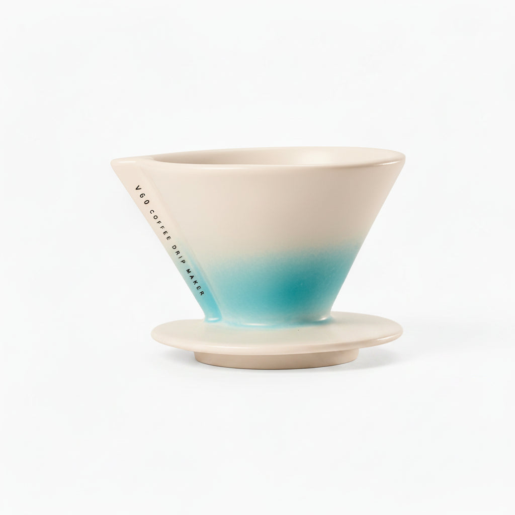 V60 Ceramic Pour Over Coffee Dripper with Sharing Pot - Shop Coffee Hobby