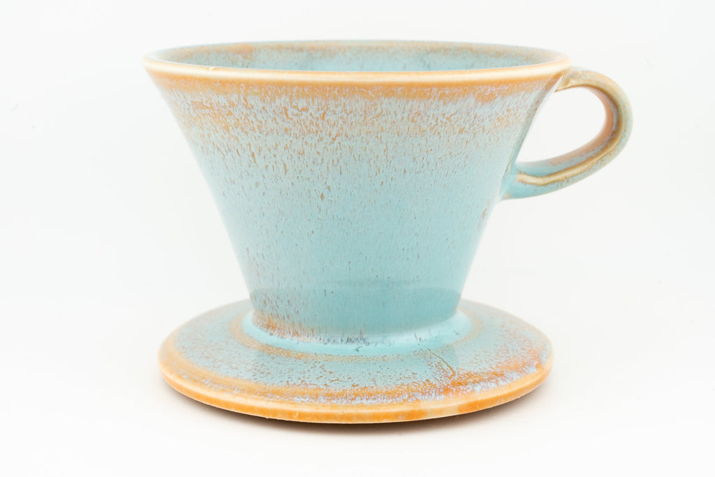 Swan City Ceramics V60 Pour-Over Coffee Dripper – Handmade Ceramic Cone Brewer