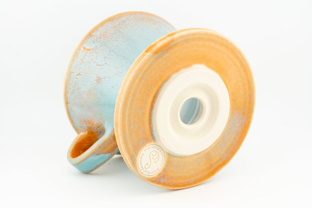 Swan City Ceramics V60 Pour-Over Coffee Dripper – Handmade Ceramic Cone Brewer