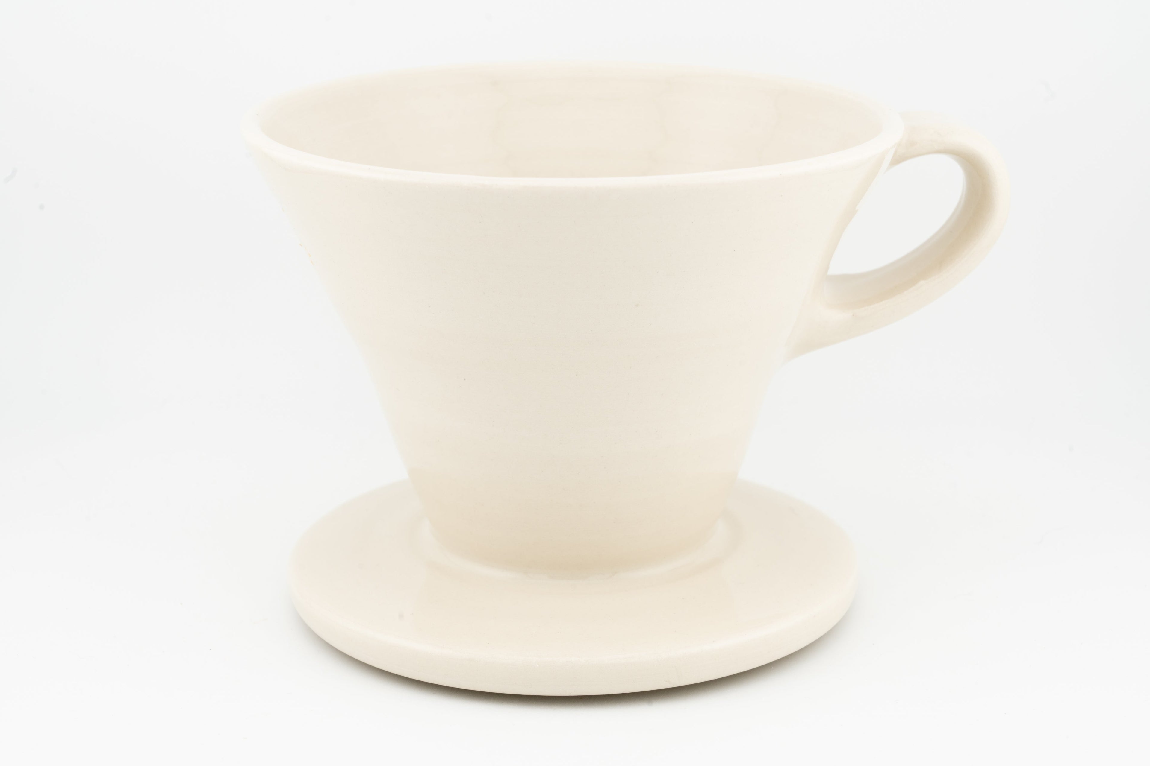 Swan City Ceramics V60 Pour-Over Coffee Dripper – Handmade Ceramic Cone Brewer