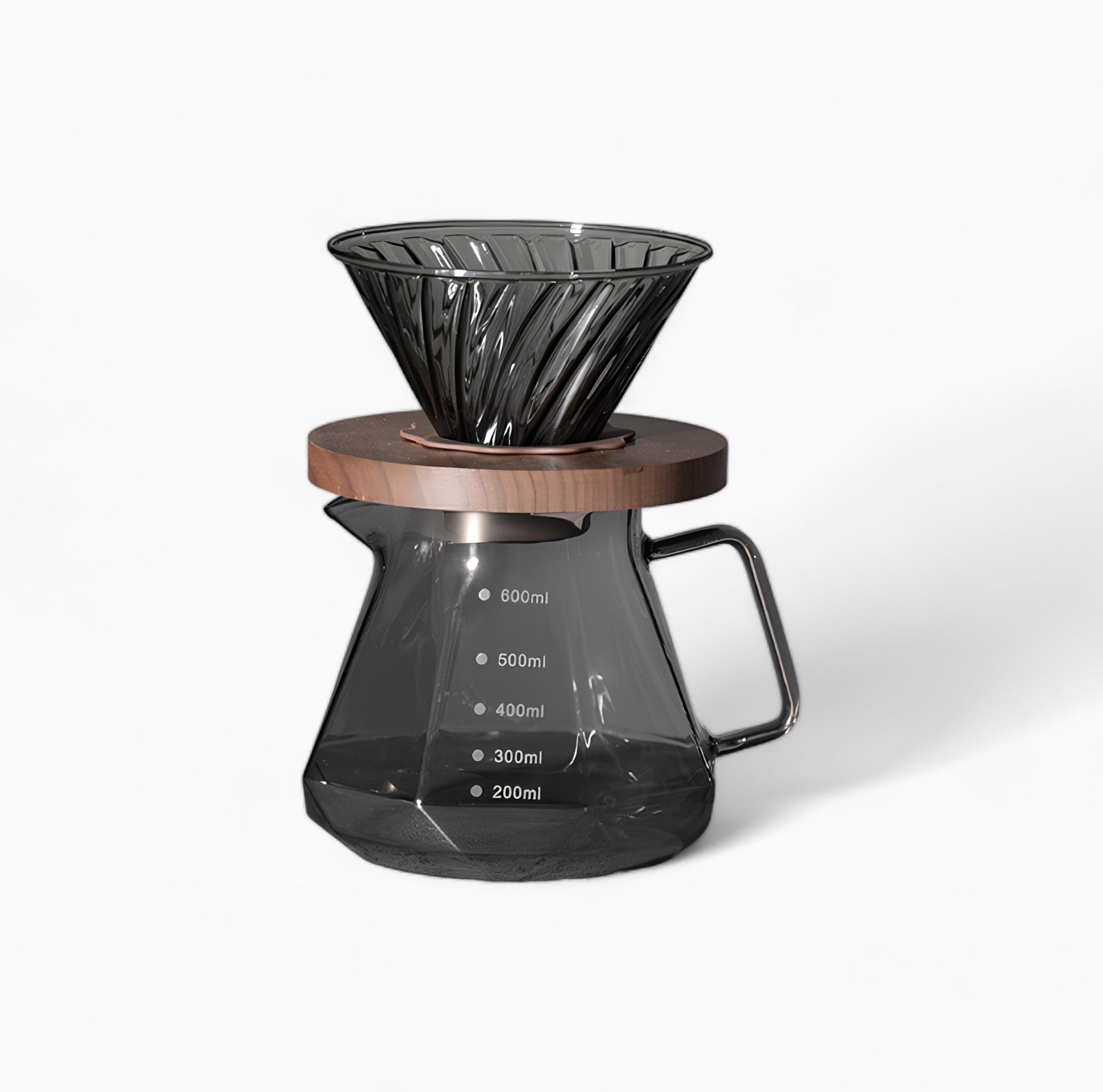 Coffee Brewing V60 Set with Walnut Wood Holder - Shop Coffee Hobby