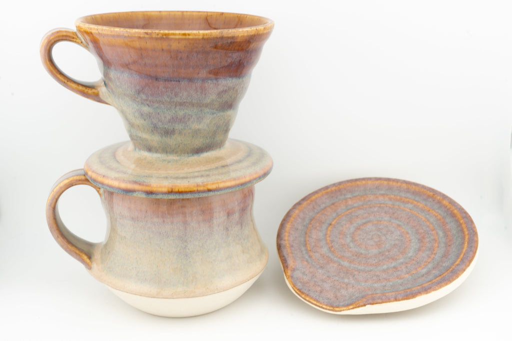 Swan City Ceramics V60 Coffee Gift Set – Handmade Ceramic Dripper & Mug