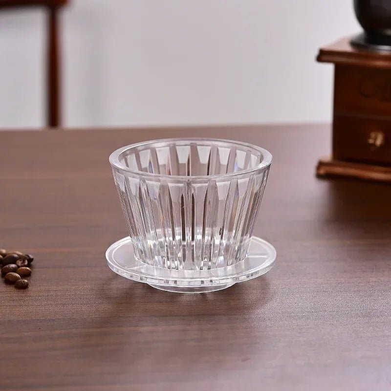 Vivalo Crystal Eye Reusable Coffee Filter – Flat-Bottom Pour-Over Dripper (1-2 Cup) - Shop Coffee Hobby