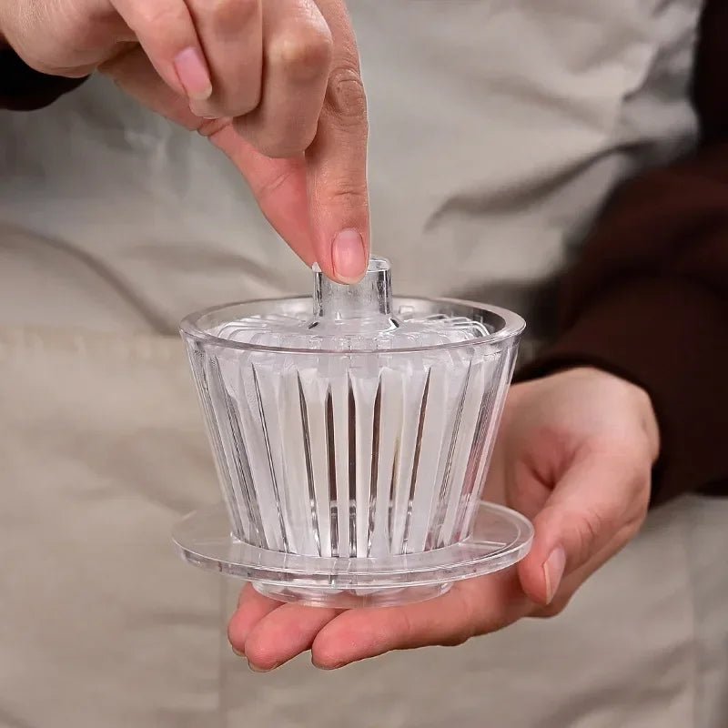 Vivalo Crystal Eye Reusable Coffee Filter – Flat-Bottom Pour-Over Dripper (1-2 Cup) - Shop Coffee Hobby