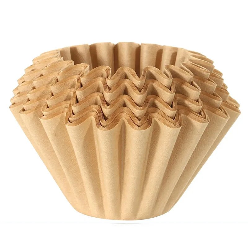 Vivalo Kraft Paper Coffee Filter Cups – Bowl-Shape Origami-Style Drip Filters (50-Pack) - Shop Coffee Hobby
