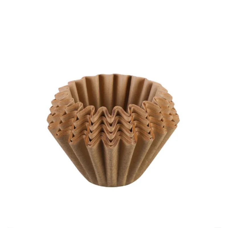 Vivalo Kraft Paper Coffee Filter Cups – Bowl-Shape Origami-Style Drip Filters (50-Pack) - Shop Coffee Hobby