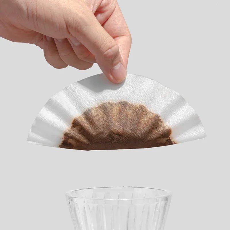 Vivalo Kraft Paper Coffee Filter Cups – Bowl-Shape Origami-Style Drip Filters (50-Pack) - Shop Coffee Hobby