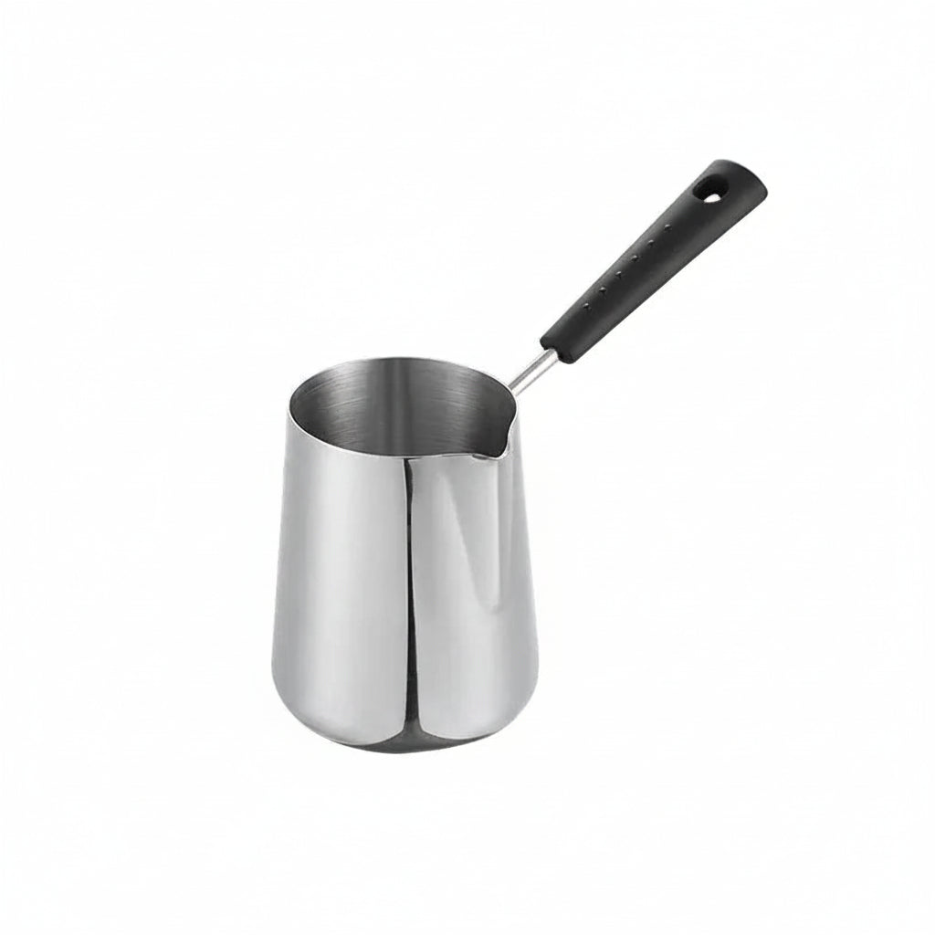 Vivalo Stainless Steel Turkish Coffee Pot with Precision Pouring Spout - Shop Coffee Hobby