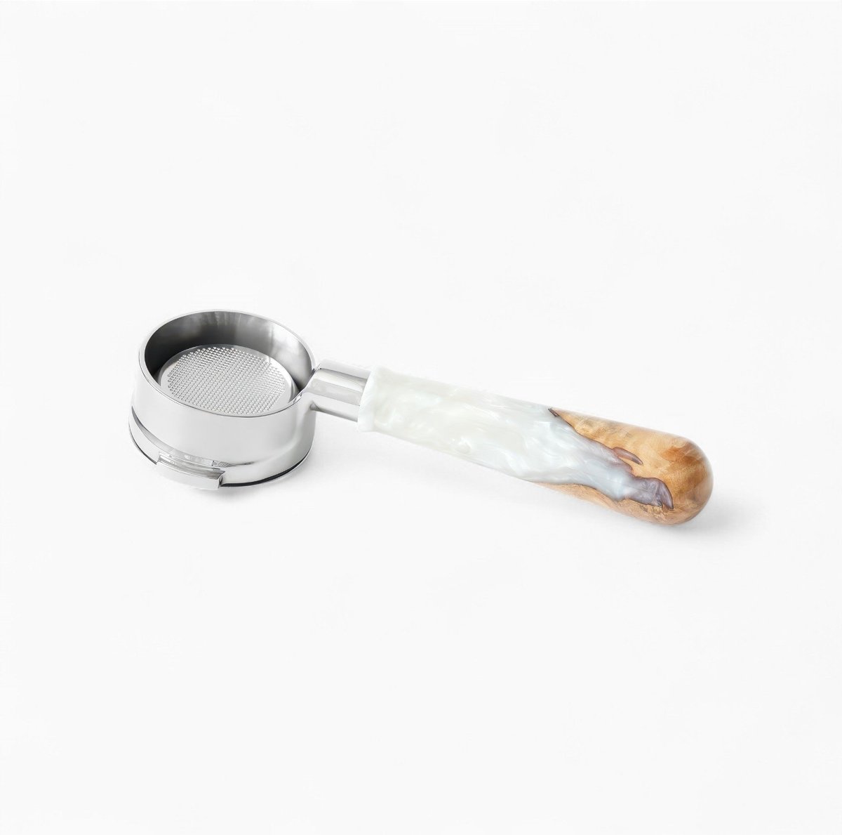 Walnut & Resin Handle Bottomless Portafilter - Shop Coffee Hobby