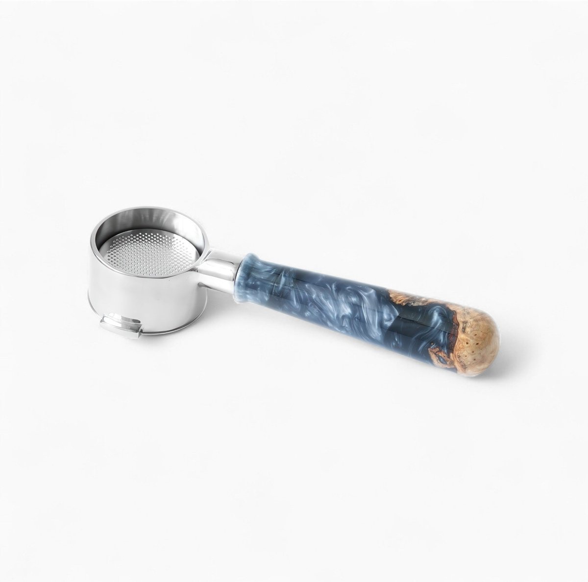 Walnut & Resin Handle Bottomless Portafilter - Shop Coffee Hobby