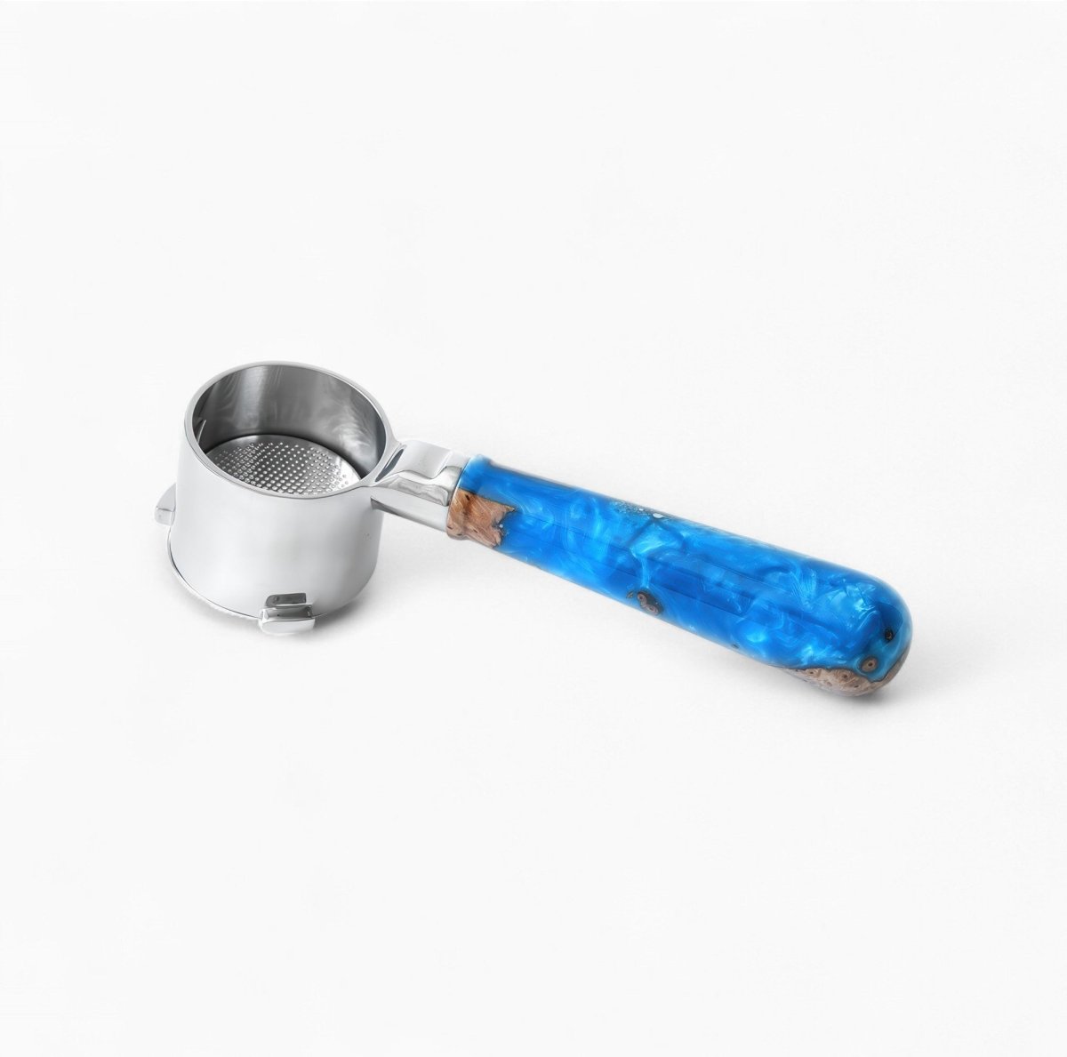 Walnut & Resin Handle Bottomless Portafilter - Shop Coffee Hobby