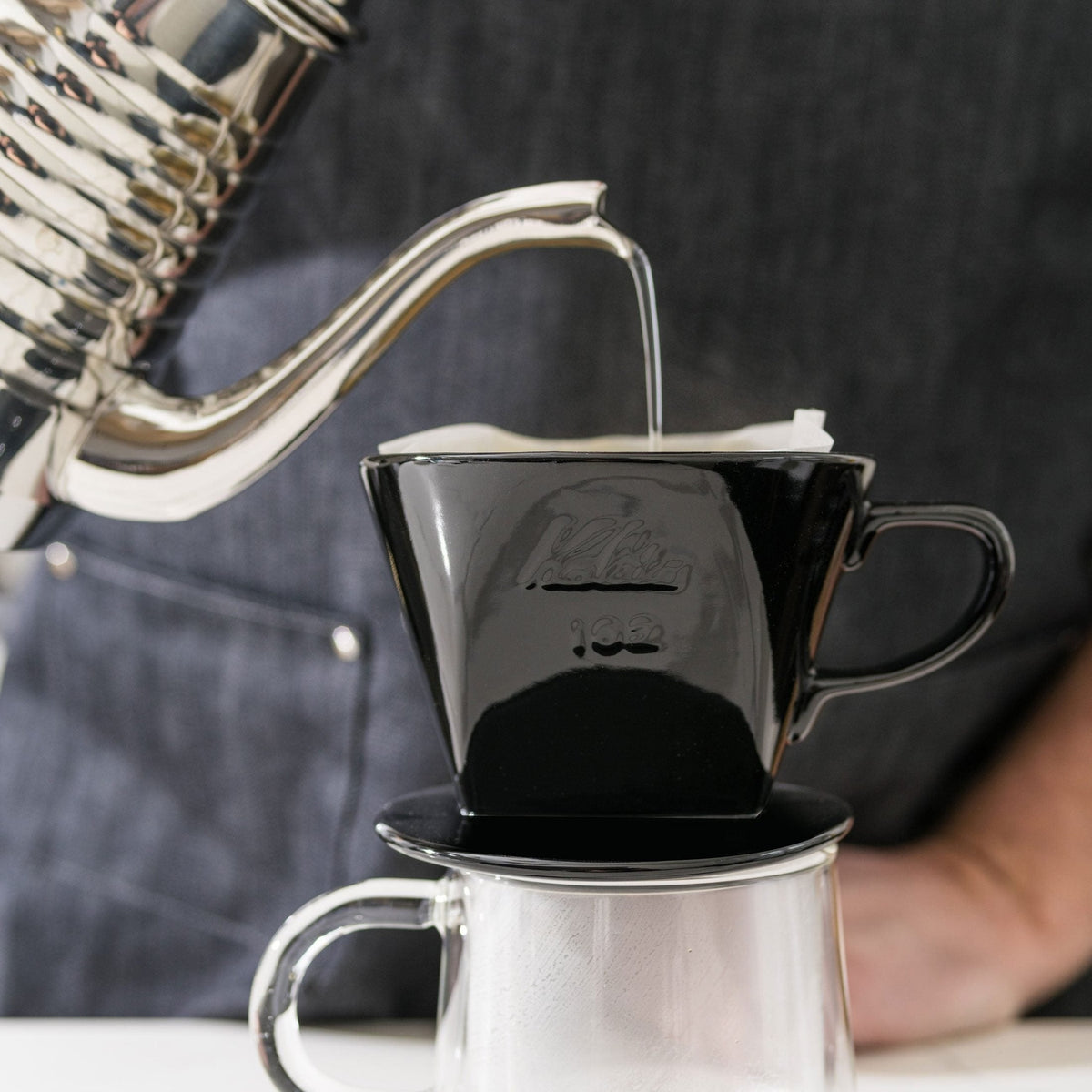 Kalita Style 102 Black Ceramic Pour-Over Dripper