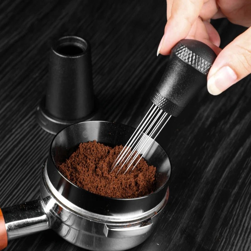 WDT Espresso Distribution Tool Espresso Stirrer Tools for Barista, 10 Needles Espresso Coffee Stirrer with Stand - Haynesworld General Goods