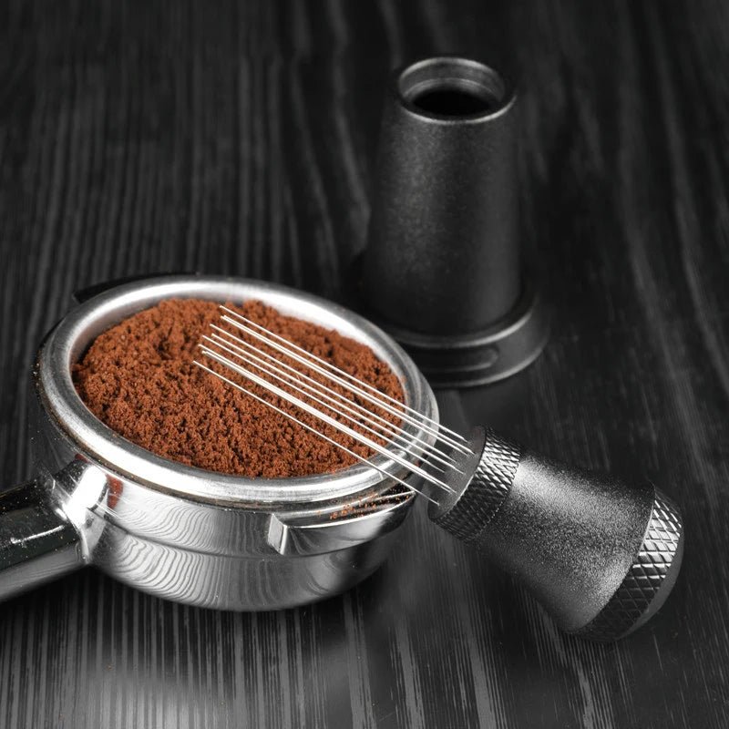 WDT Espresso Distribution Tool Espresso Stirrer Tools for Barista, 10 Needles Espresso Coffee Stirrer with Stand - Haynesworld General Goods